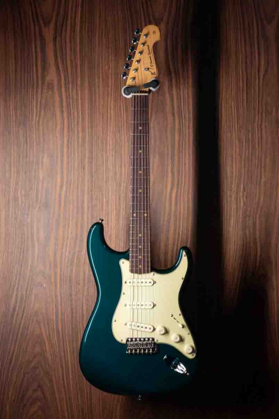 g7-ST/R Sherwood Green Metallic | g'7 Guitars